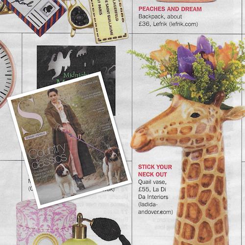 As seen in the Sunday Express Magazine