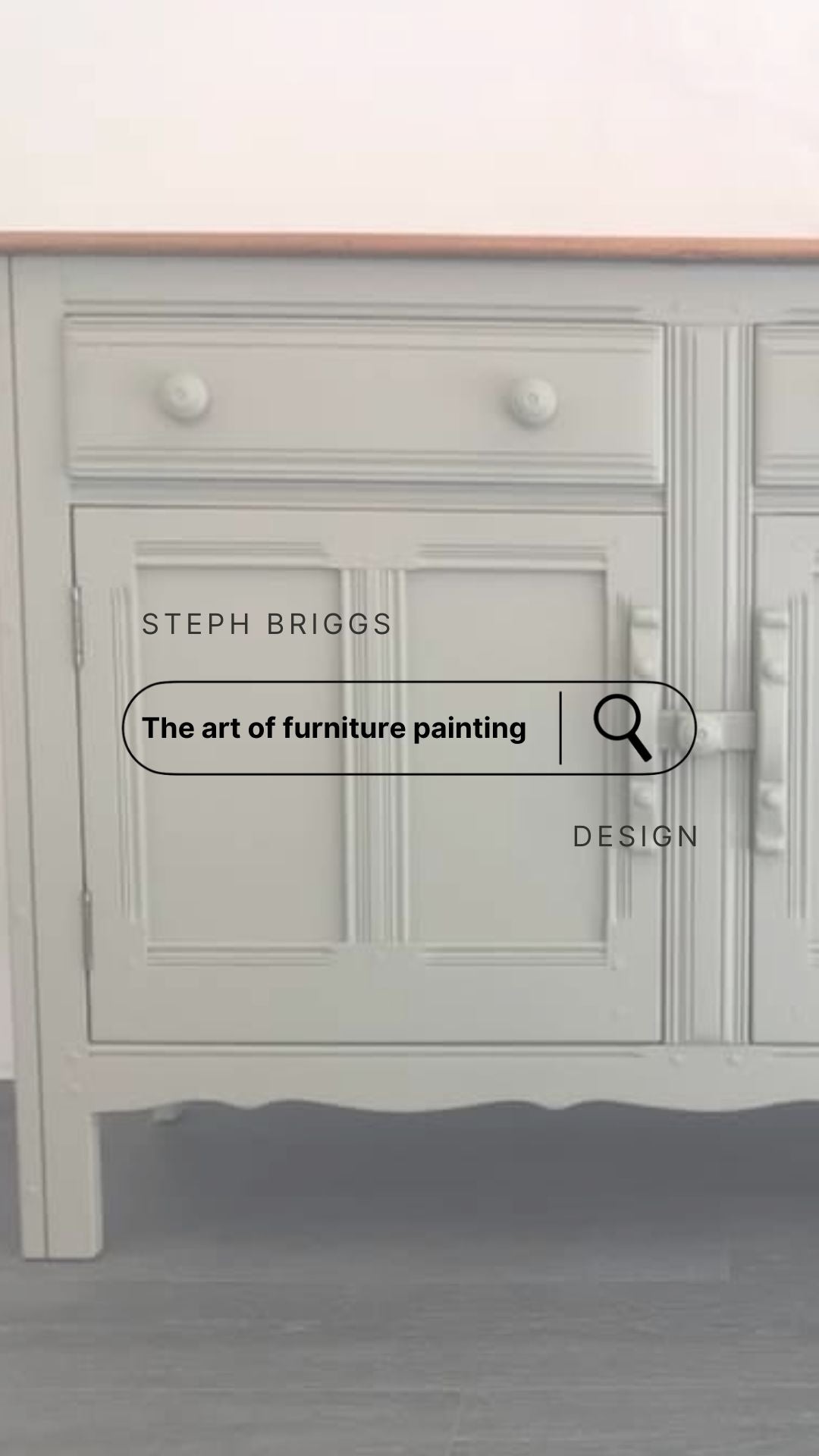 Painted Furniture with title in front