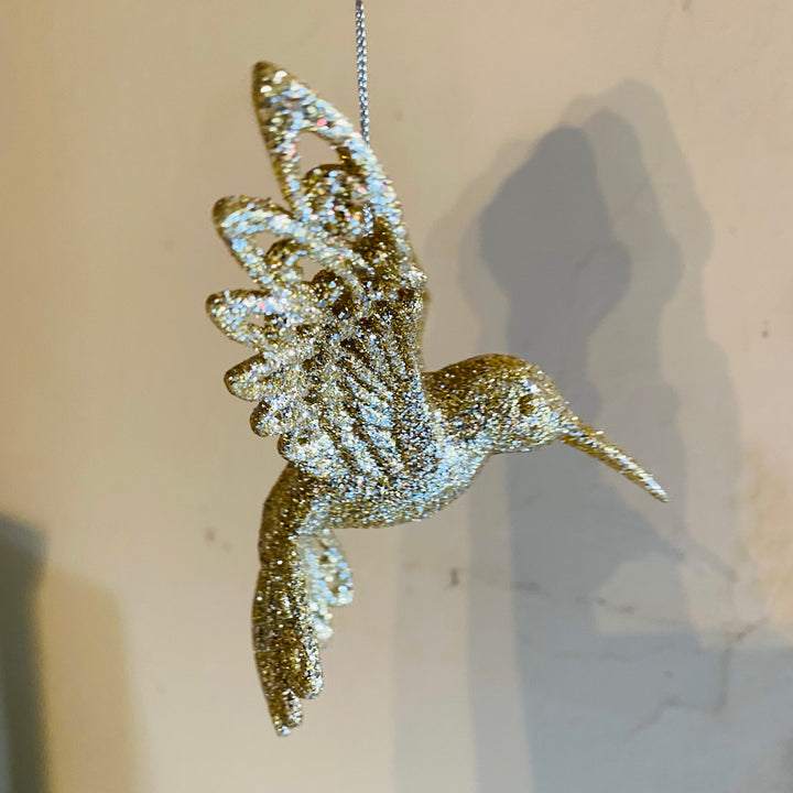Gold Hummingbird Christmas Tree Decoration