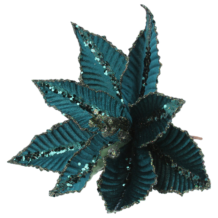 Turquoise Faux Flower Pick by Gisela Graham