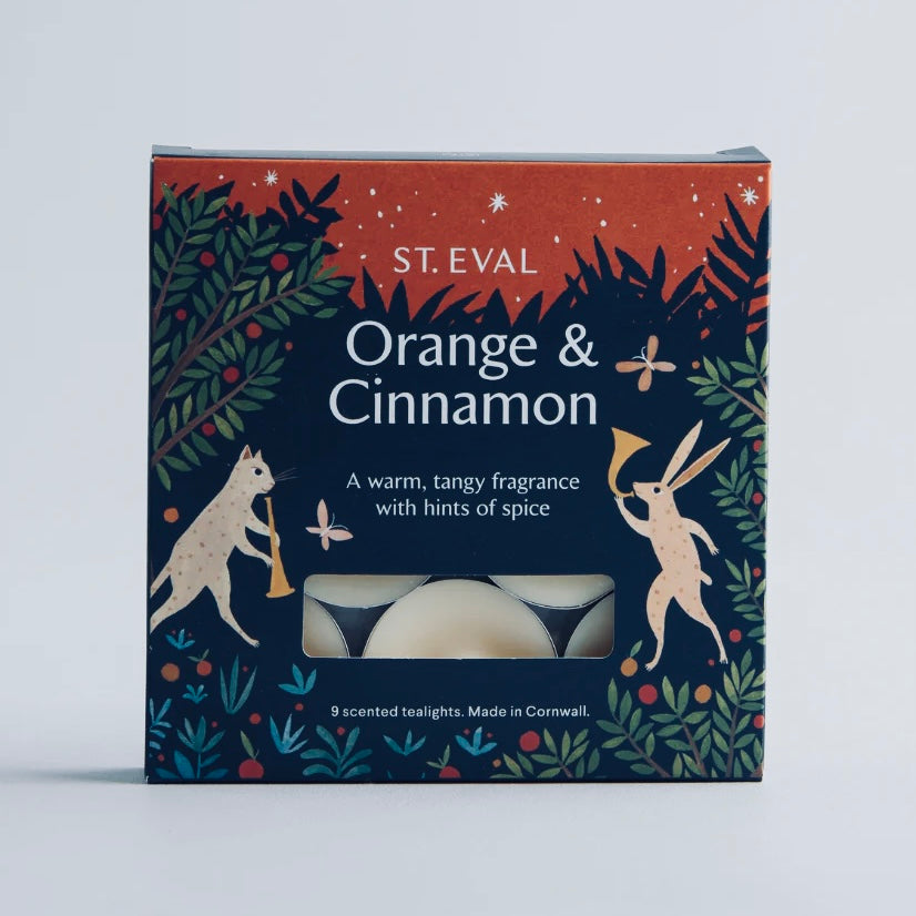 St Eval Orange and Cinnamon Christmas Tealights