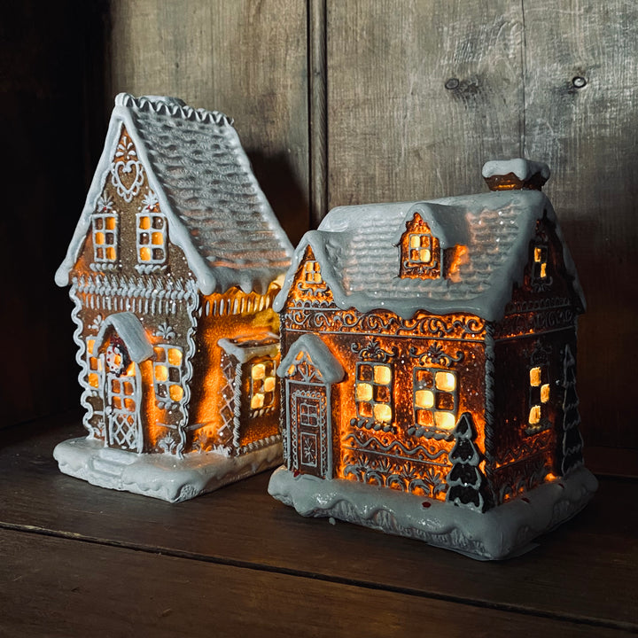 Light Up Gingerbread House Christmas Decoration Medium