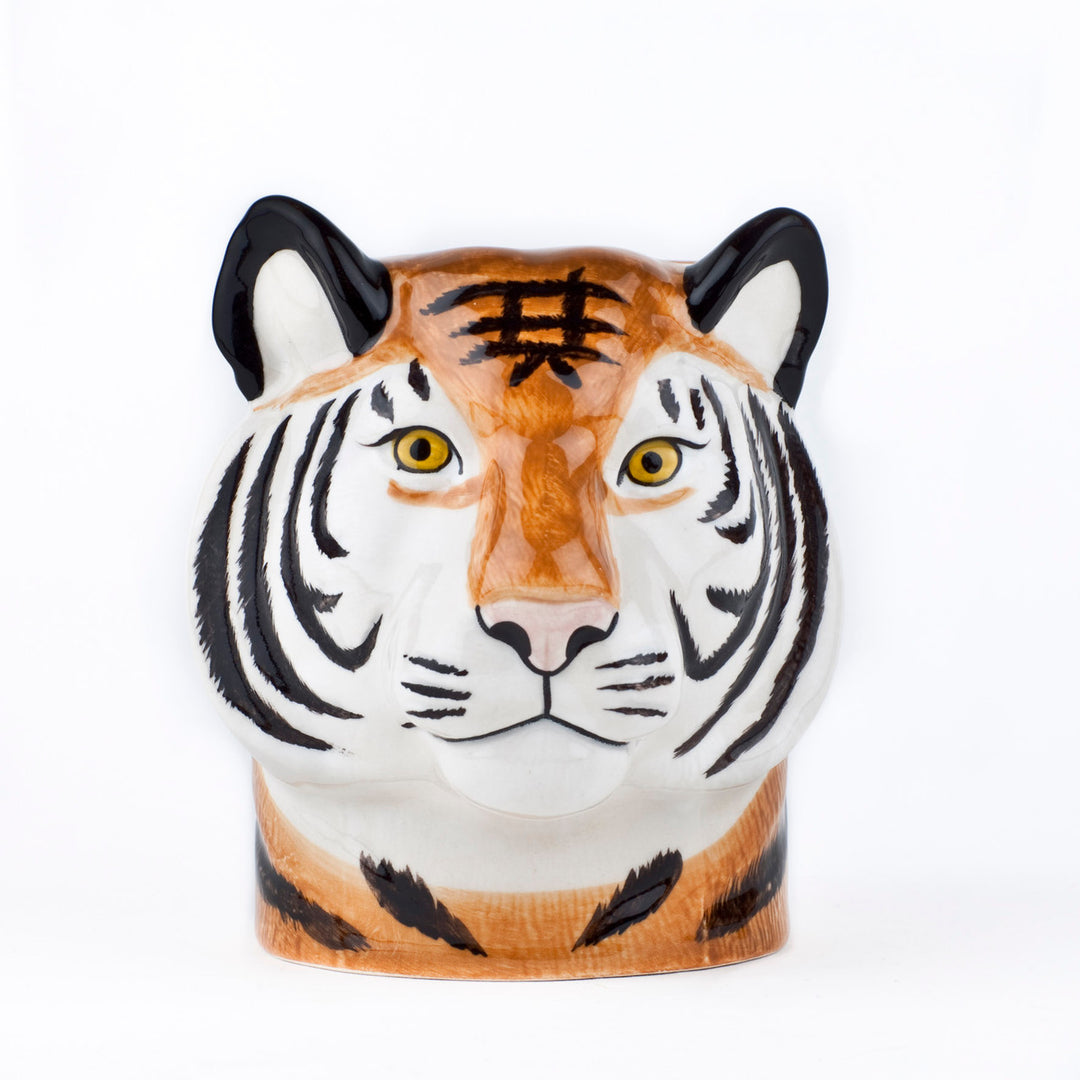 Tiger Ceramic Pencil Pot