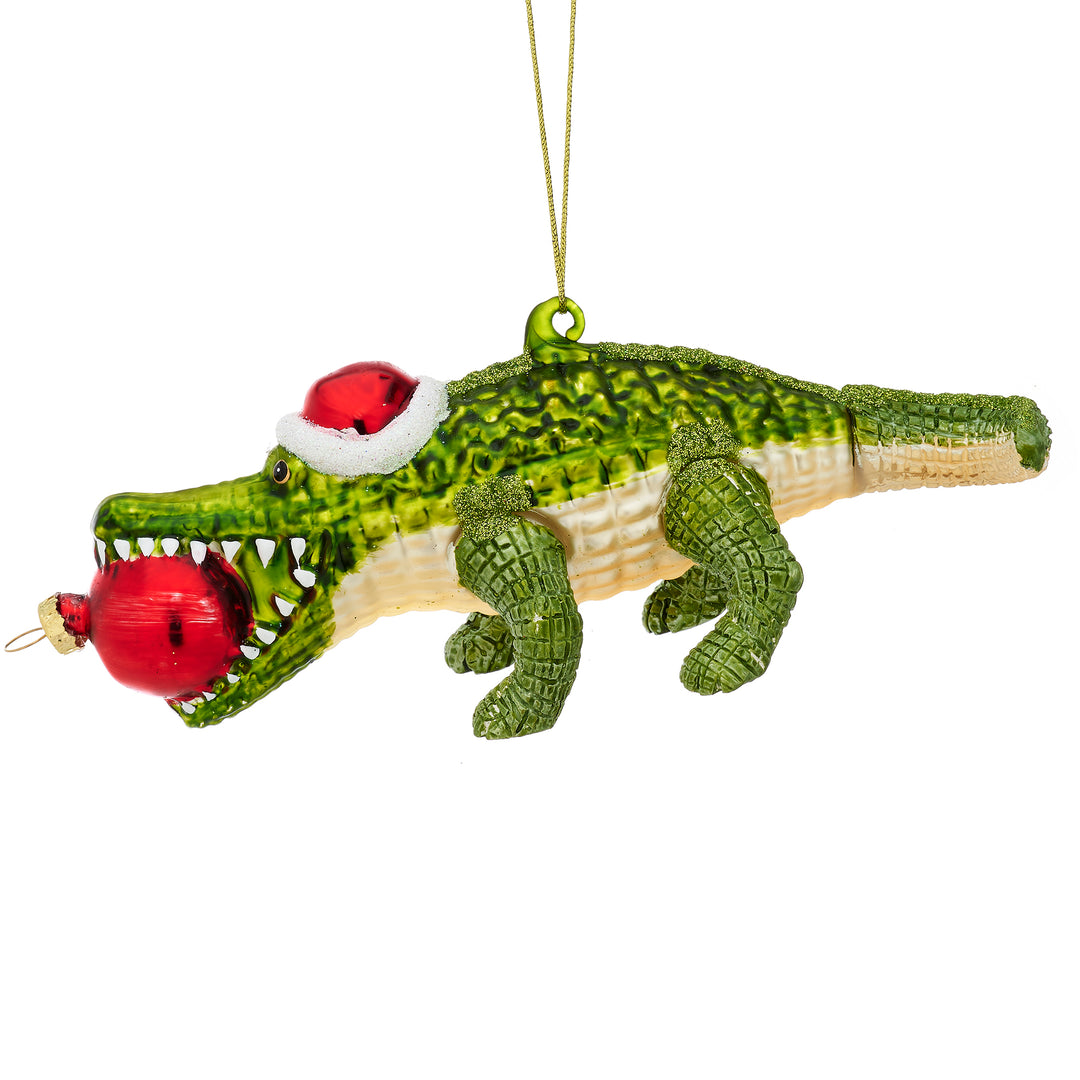 Christmas Crocodile Tree Decoration