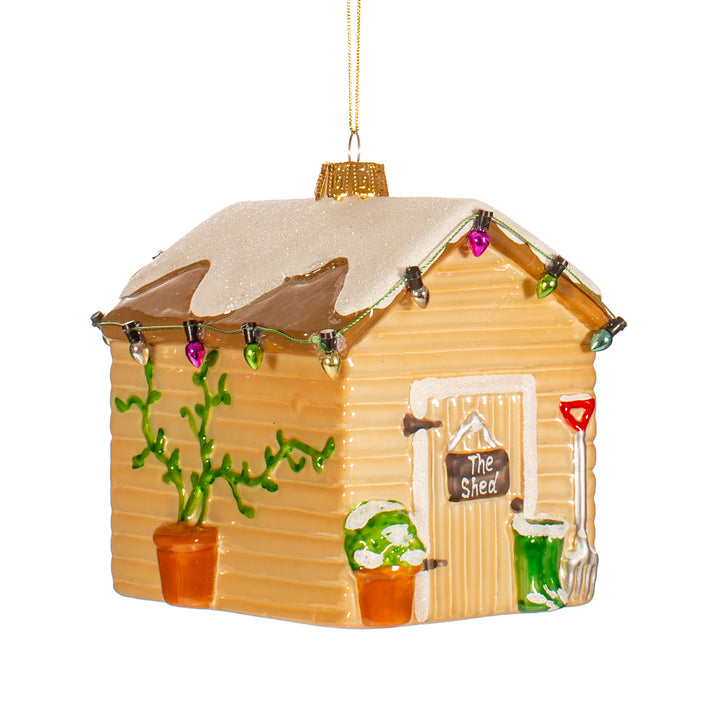 Garden Shed Christmas Tree Decoration Large