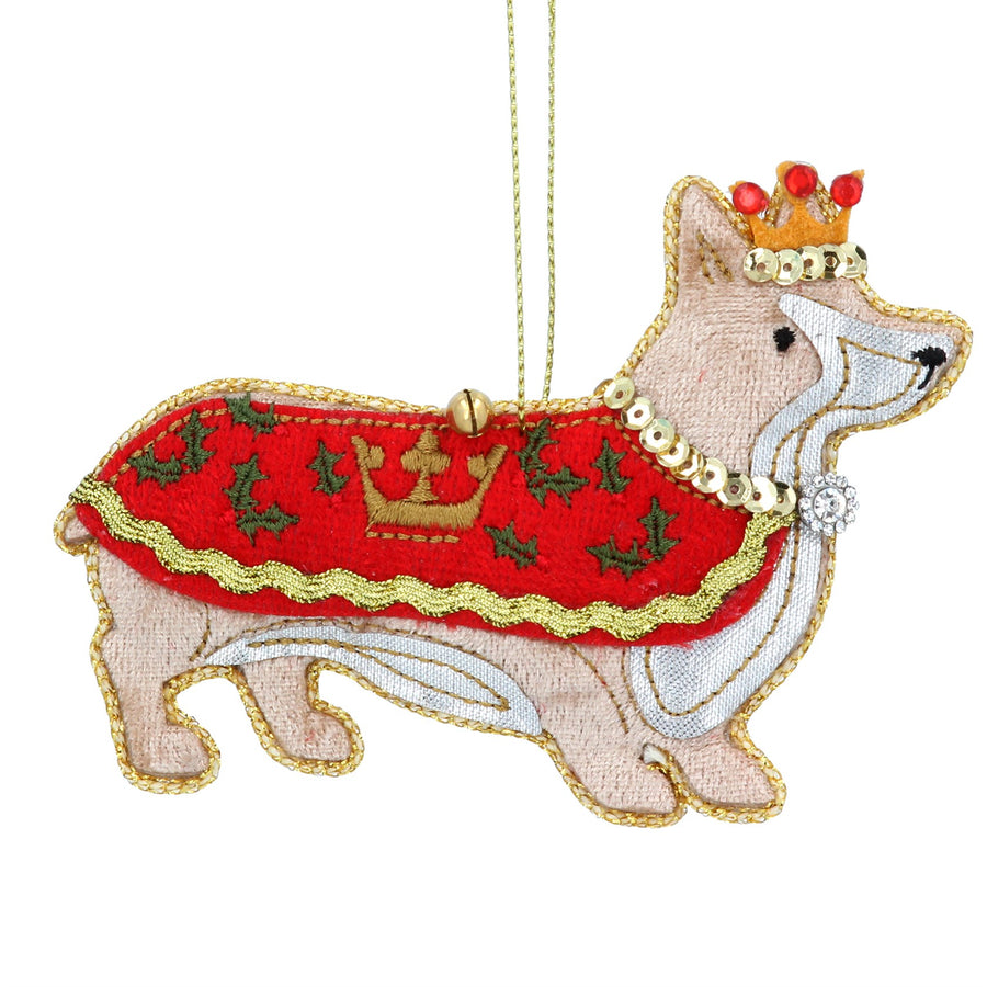 Royal Corgi Dog Christmas tree decoration