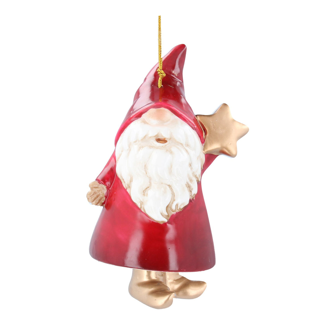 Santa Gonk with Star Christmas Decoration