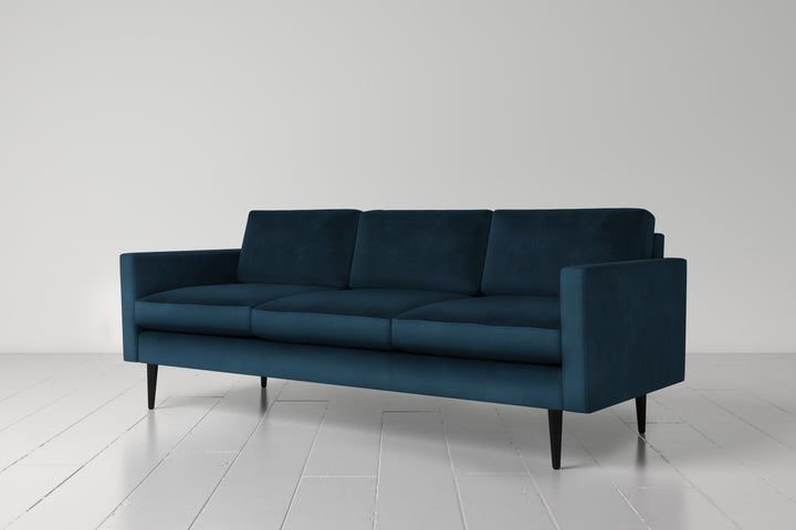 Teal Blue 3 Seater Sofa by Swyft