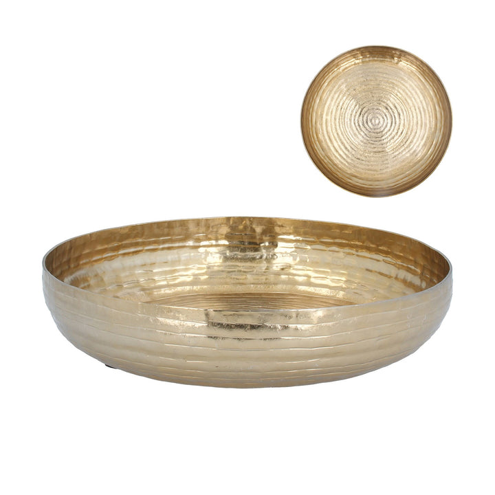 Gold Hammered Decorative Bowl