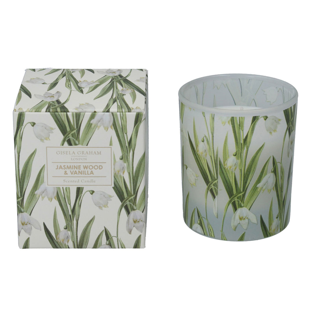 Snowdrop Boxed Candle by Gisela Graham
