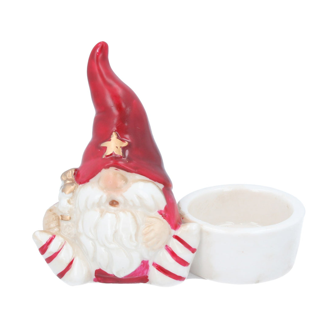 Gonk Santa Tea Light holder Christmas Decoration