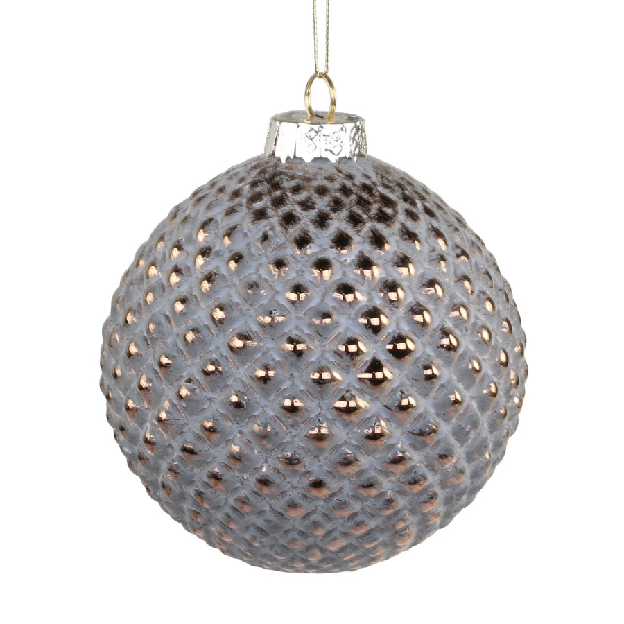 Pale Green and gold christmas tree bauble