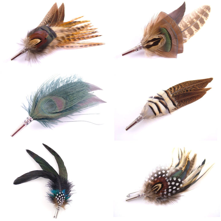 Feather Brooch Pins - La Di Da Interiors