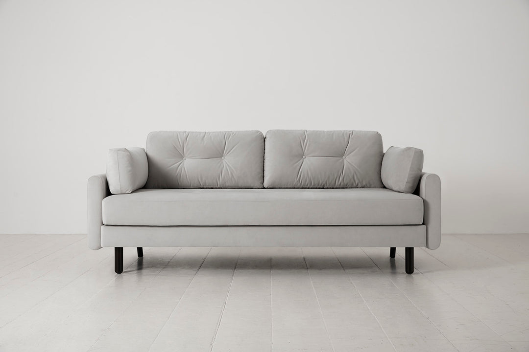 Swyft Model 04 Sofa Bed in Light Grey Velvet