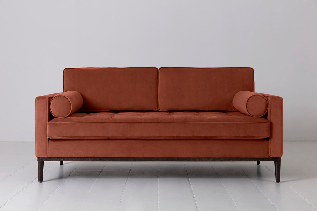 Swyft sofa model 02 in Brick Red