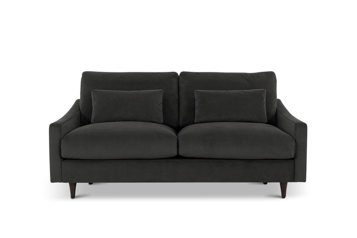 Swyft Model 07 2 Seater Sofa in Charcoal Velvet