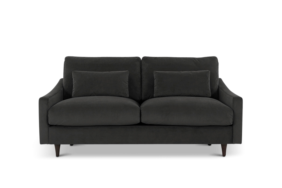 Swyft Model 07 2 Seater Sofa in Charcoal Velvet