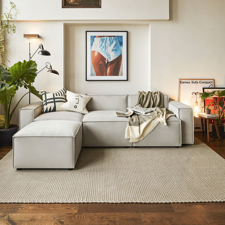 Model 03 Light Grey Sofa by Swyft