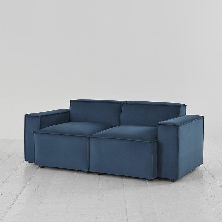 Teal Velvet Modular Sofa by Swyft Sofas