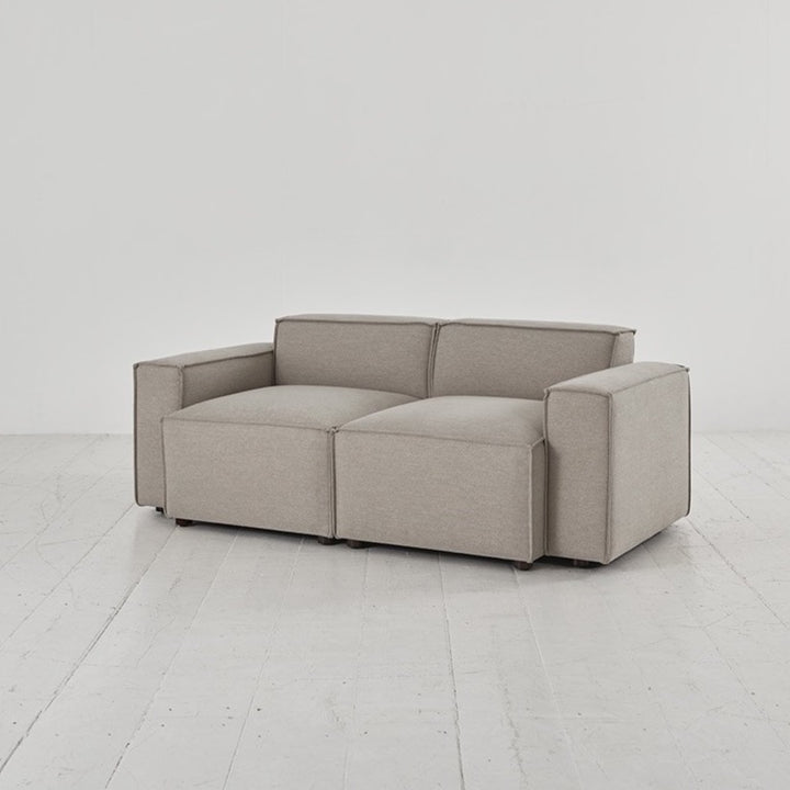 Pumice Linen 2 seater sofa by Swyft Model 03