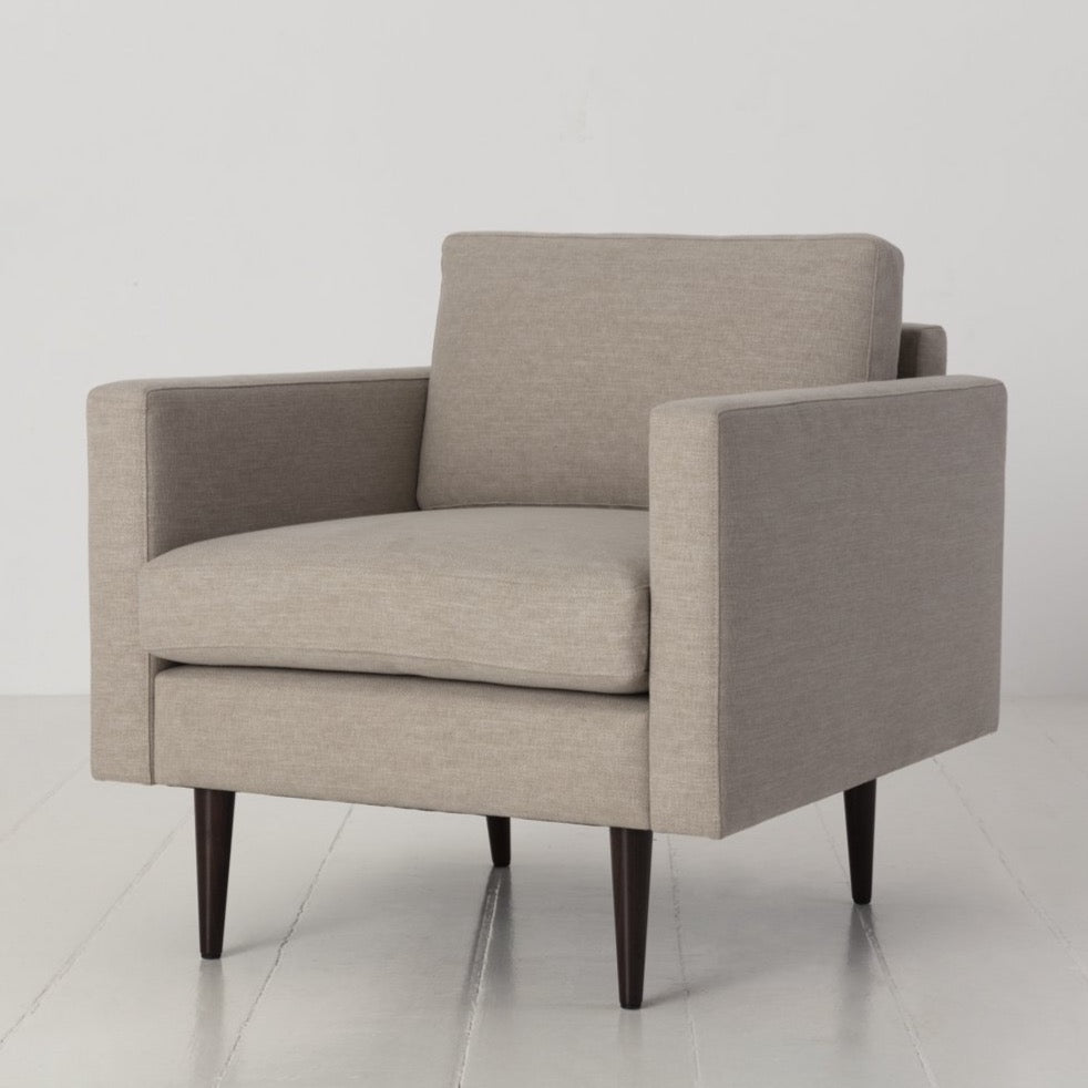 Swyft Model 01 Armchair in Pumice Linen