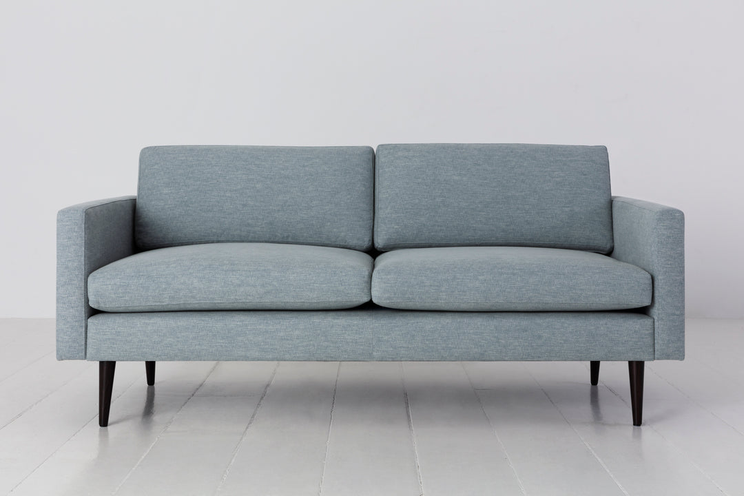 Model 01 2 seater sofa by Swyft in Seaglass Linen