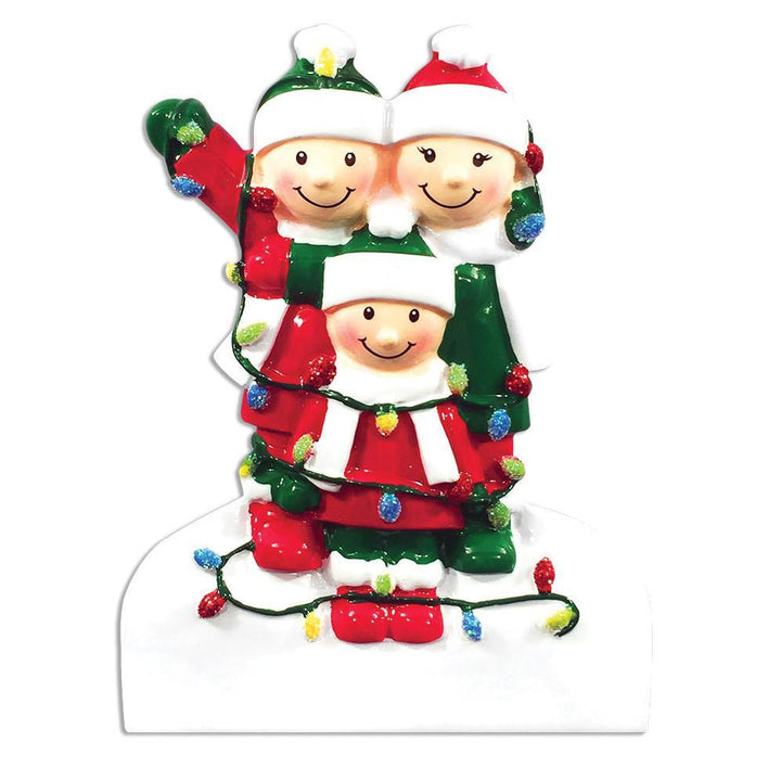 Personalised Family Christmas Tree Decoration