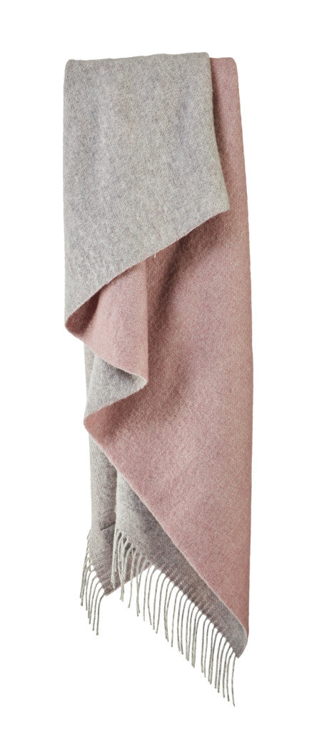 Sunken Pink Dartmoor Wool Blanket