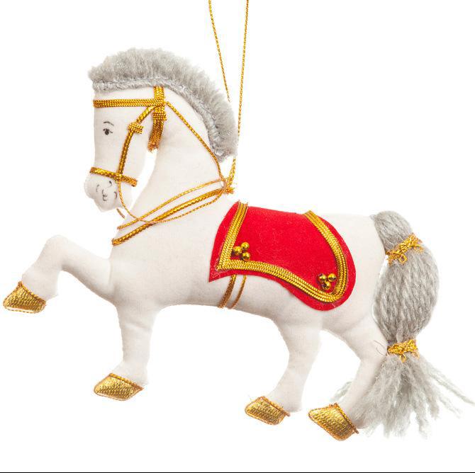 Napoleonic Grey Cavalry Horse Decoration