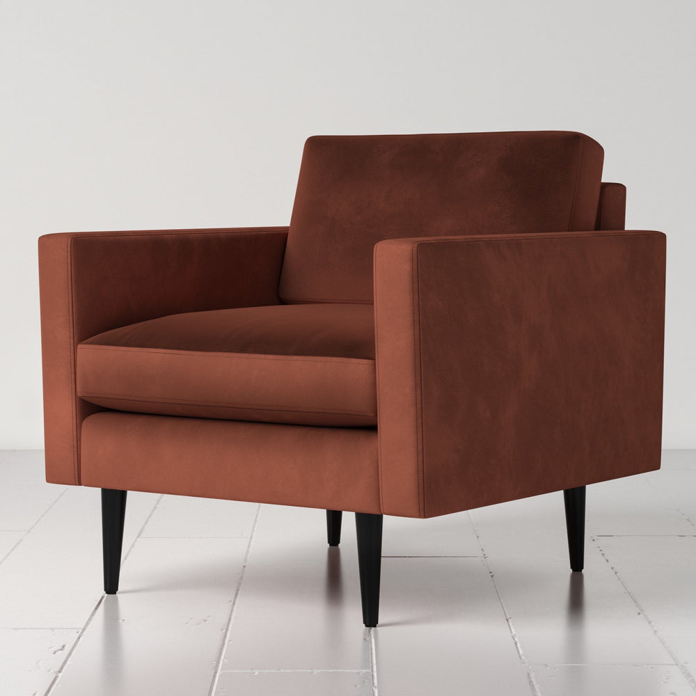 Swyft Model 01 Armchair in Brick Red