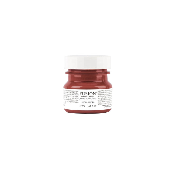 Highlander Red Fusion Mineral Paint Tester Pot