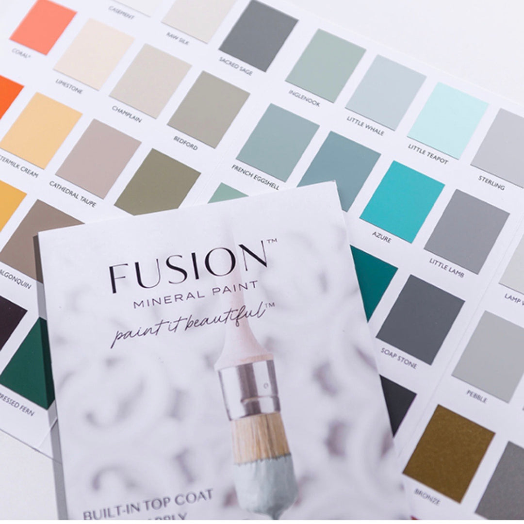 Fusion Mineral Paint Colour Chart - La Di Da Interiors
