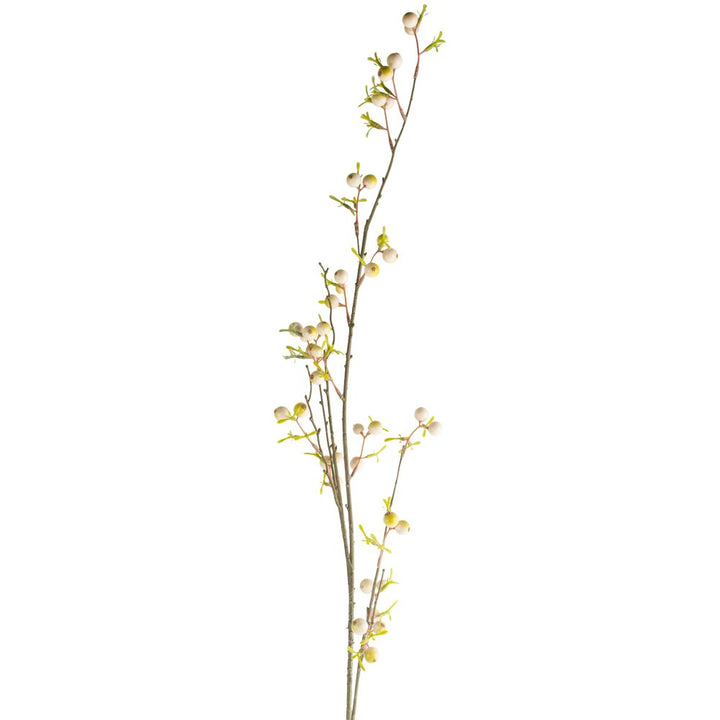 White Berry Branch Set of 3