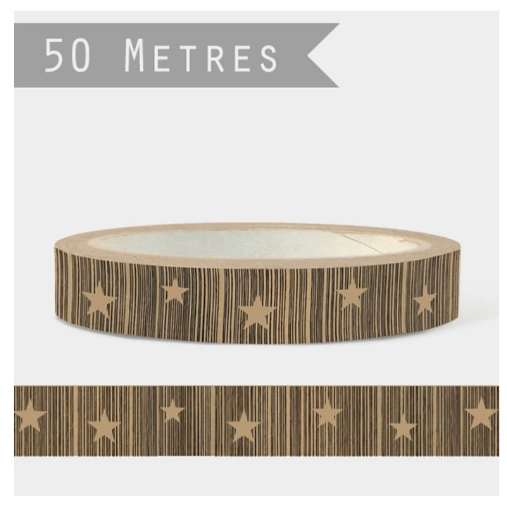 Stars Eco Paper Tape for Parcels
