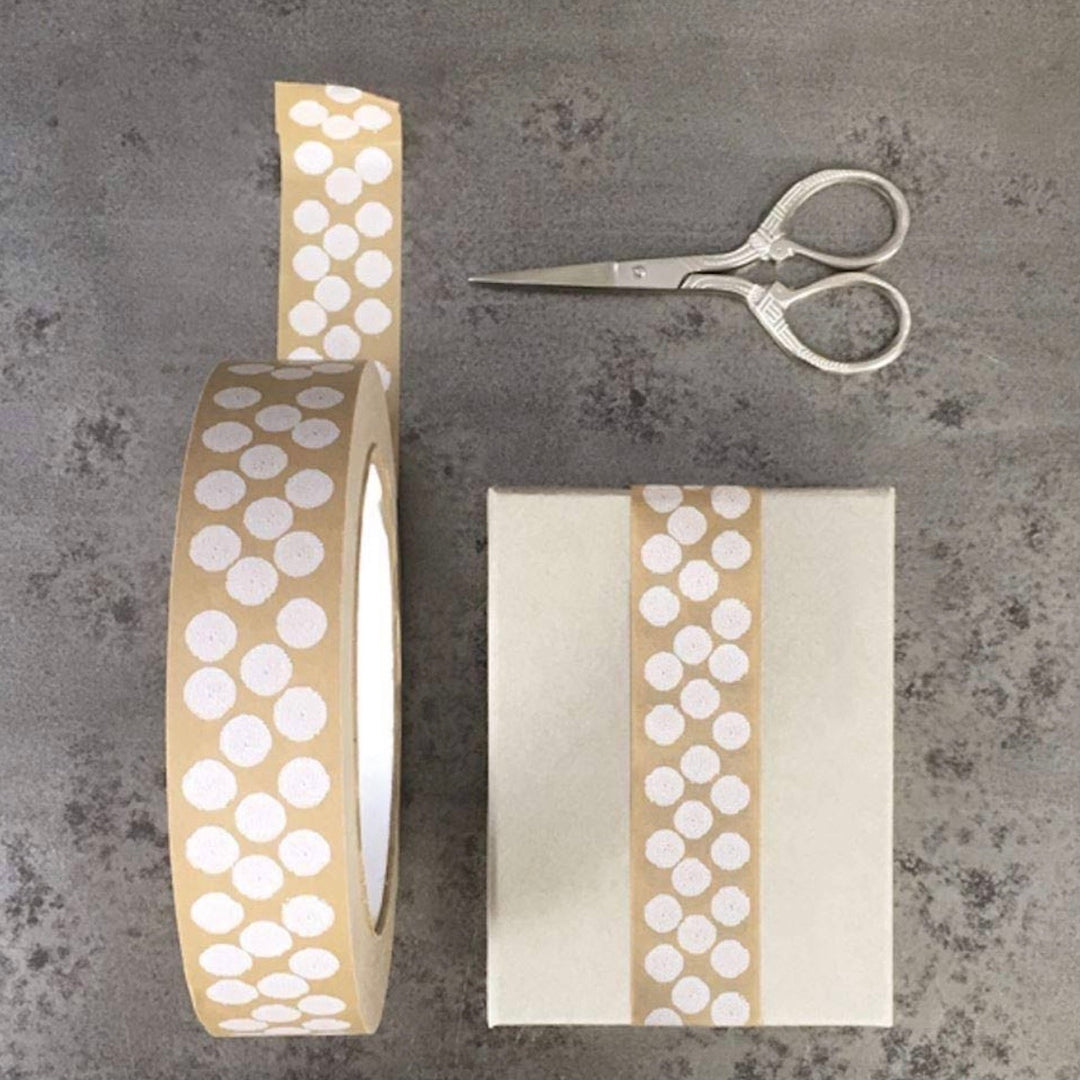 Spotty Eco Paper Tape for Parcels