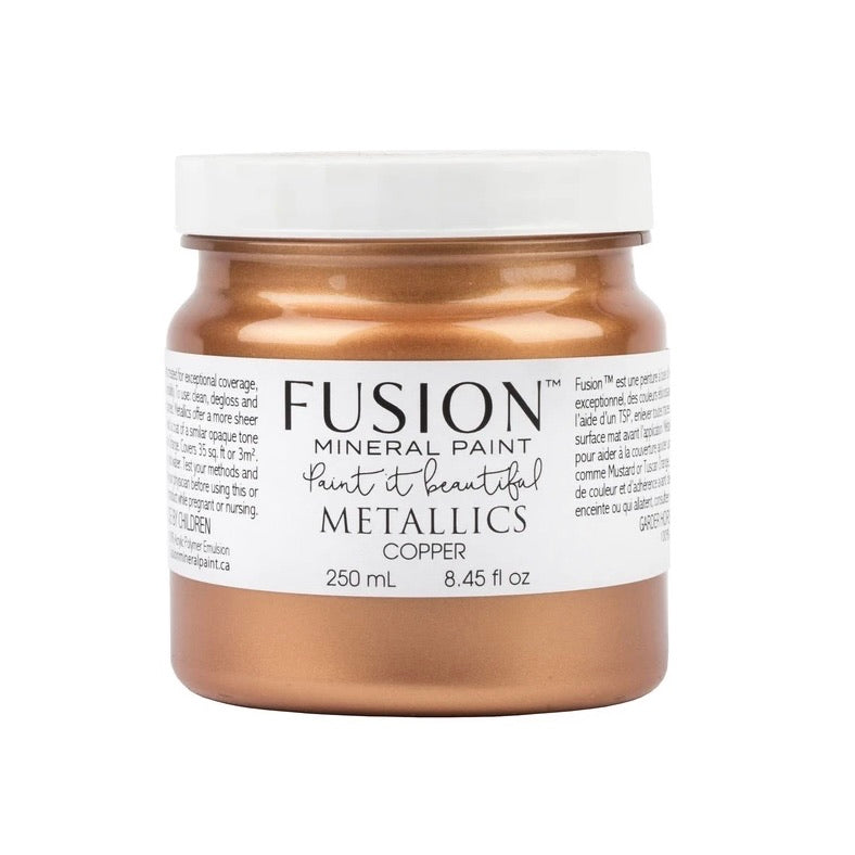 Fusion Mineral Paint Metallic Copper 250ml