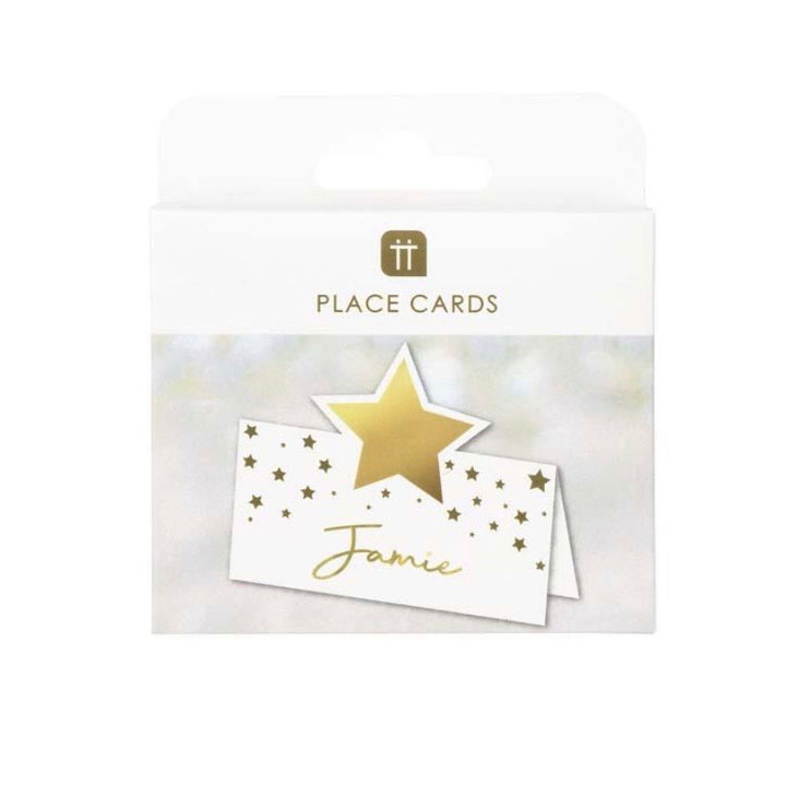 Gold Star Table Name Placecards