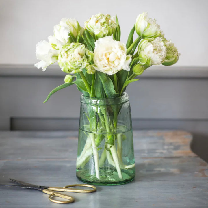 Recycled Glass Flower Vase