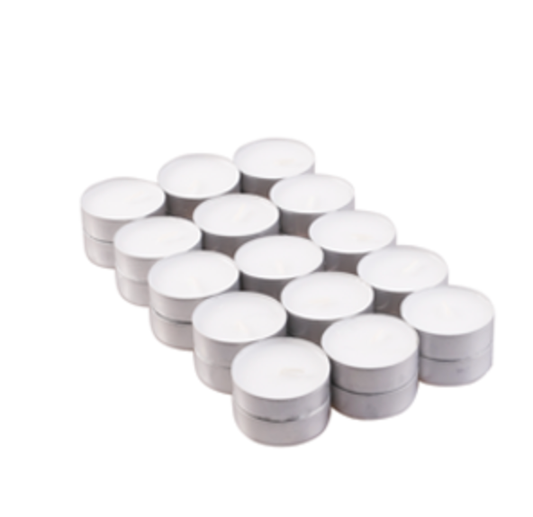 Unscented Tea Light Candles Pack of 30