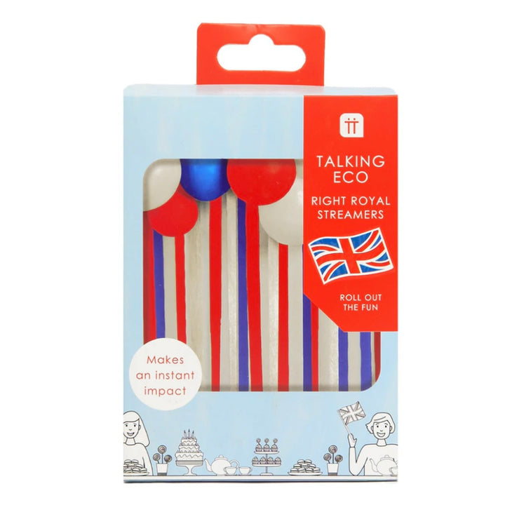 Red White & Blue Paper Streamers