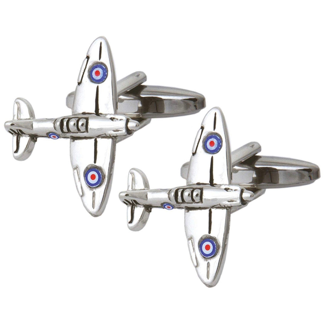 Spitfire Fighter Aeroplane Cufflinks - La Di Da Interiors