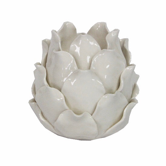 Ceramic Artichoke Tea-light Candle Holder - La Di Da Interiors