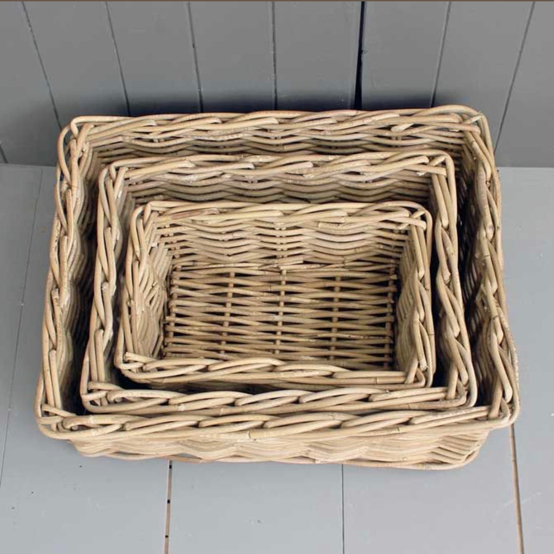 Kubu Willow Basket Trays