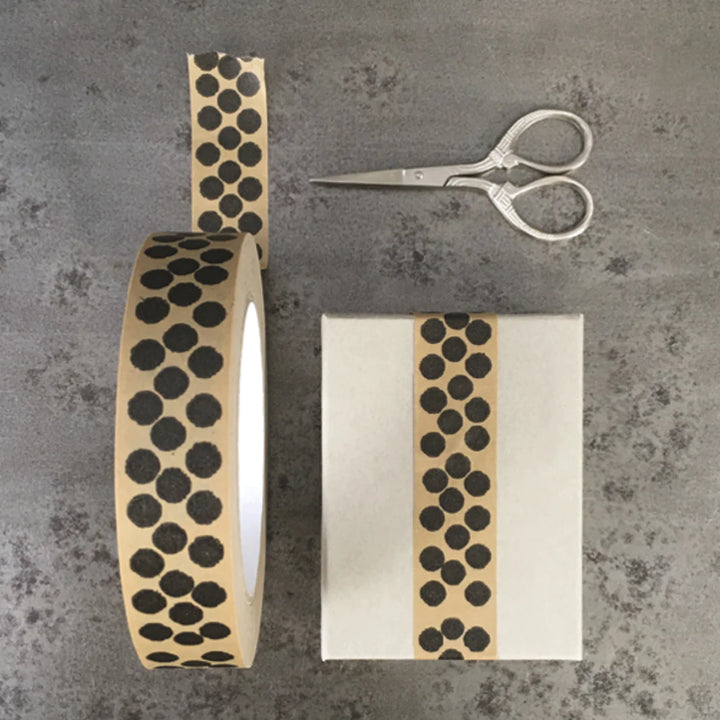 Spotty Eco Paper Tape for Parcels