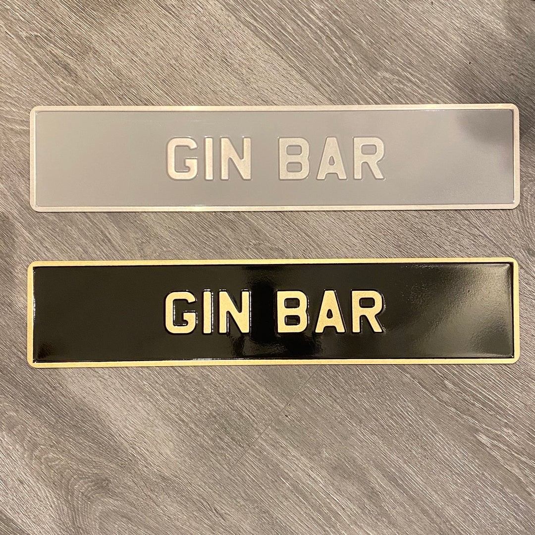 Gin Bar Sign - La Di Da Interiors