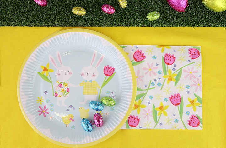 Easter Bunny Paper Plates